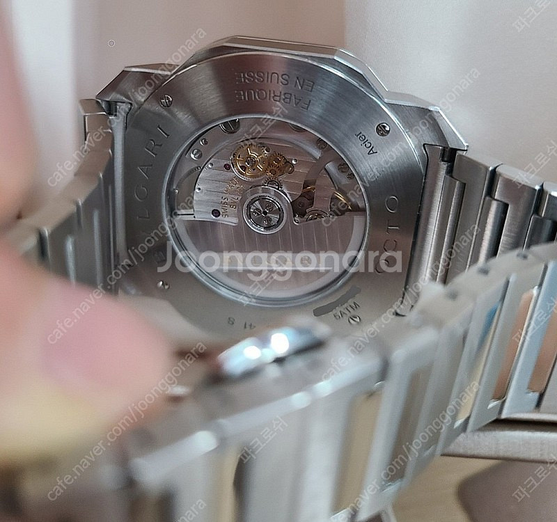 불가리 옥토 로마 102856 청판 스틸 판매합니다.--9