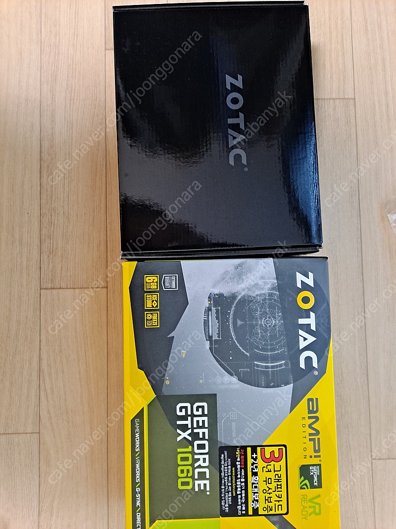 ZOTAC(조텍) 지포스 GTX1060 6gb AMP EDITION 풀박스 택포 팝니다.