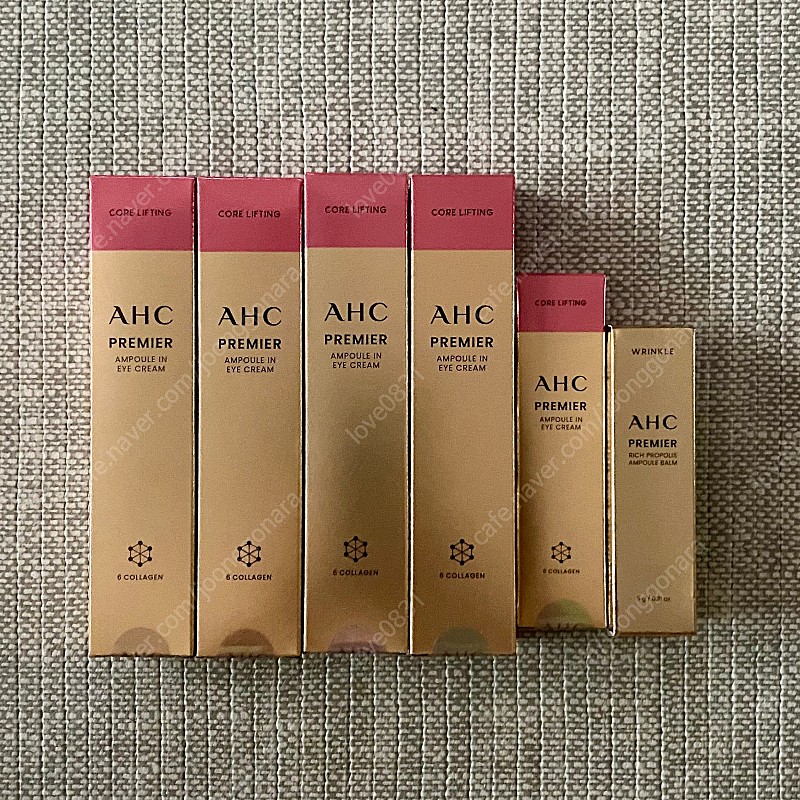 2024년 최신상 AHC 앰플인 아이크림 코어 리프팅 40ml 4개+12ml 1개+앰플밤(멀티밤) 1개 무료배송