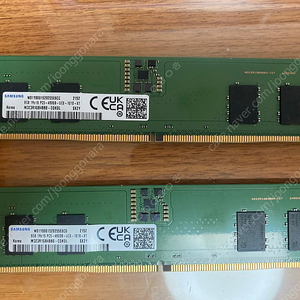 삼성 ddr5 8gb 램 2개 팔아요