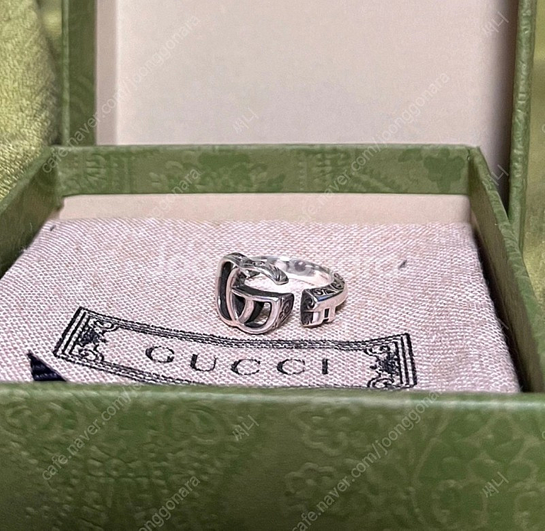 구찌 더블 G 키 반지 10호 (정품,45만-20만) 택포--0