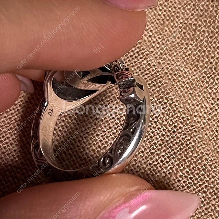 구찌 더블 G 키 반지 10호 (정품,45만-20만) 택포--3