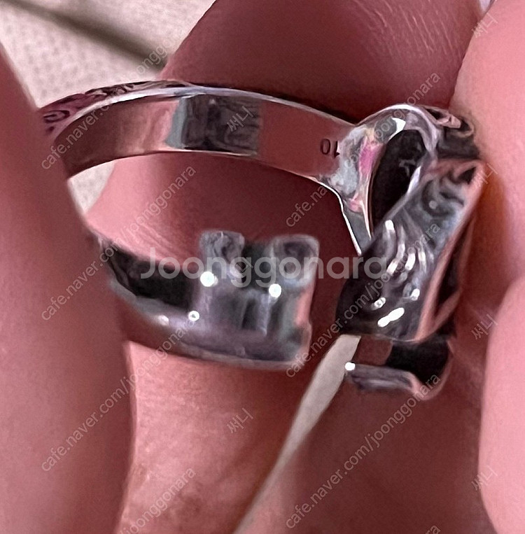 구찌 더블 G 키 반지 10호 (정품,45만-20만) 택포--4