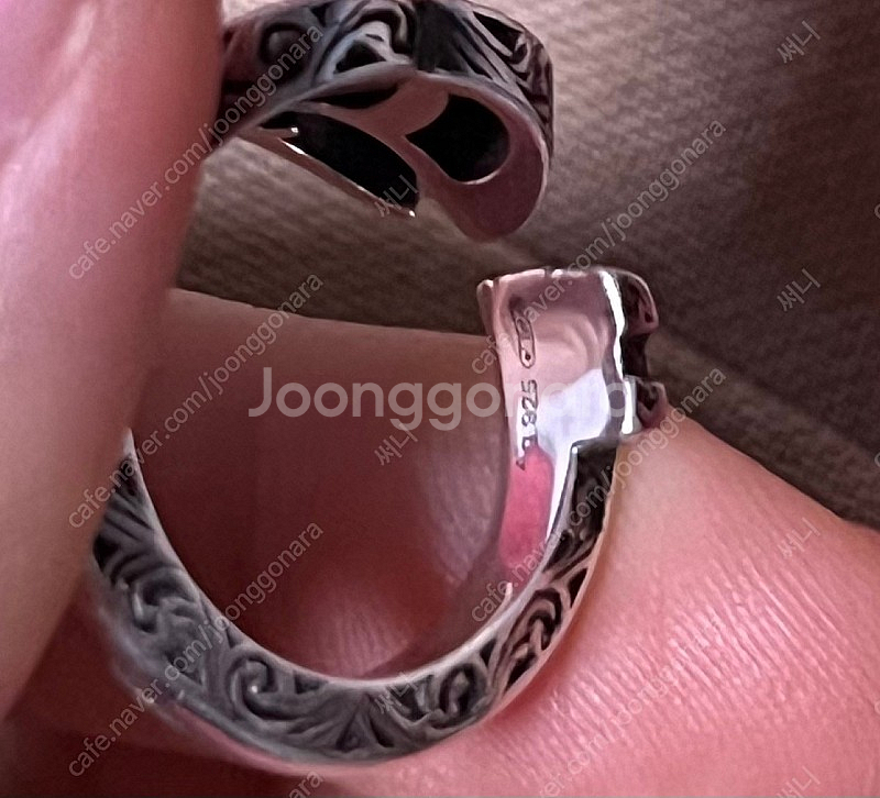 구찌 더블 G 키 반지 10호 (정품,45만-20만) 택포--5