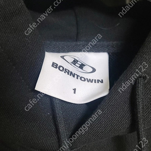 BORNTOWIN 본투윈 GLAZE HOODIE 1사이즈프리덤 박재훈