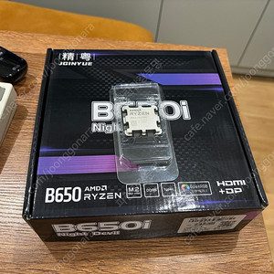 amd 7500f 징유에 jginyue b650i night devil