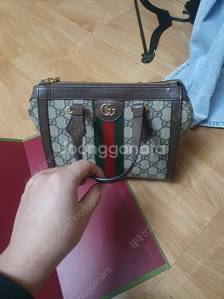 구찌 오피디아 GG스몰 브라운 547551 여성용 빽--5