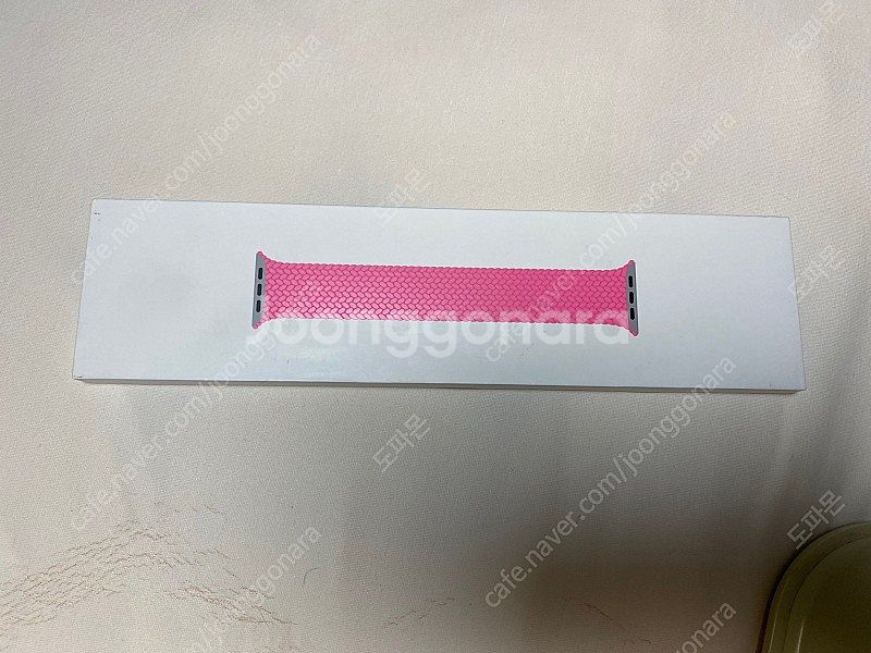 (미개봉) 애플워치 브레이드솔로루프 플라밍고 45mm--0