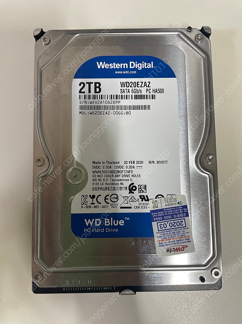 wd blue hdd 2tb 웬디 블루 하드디스크