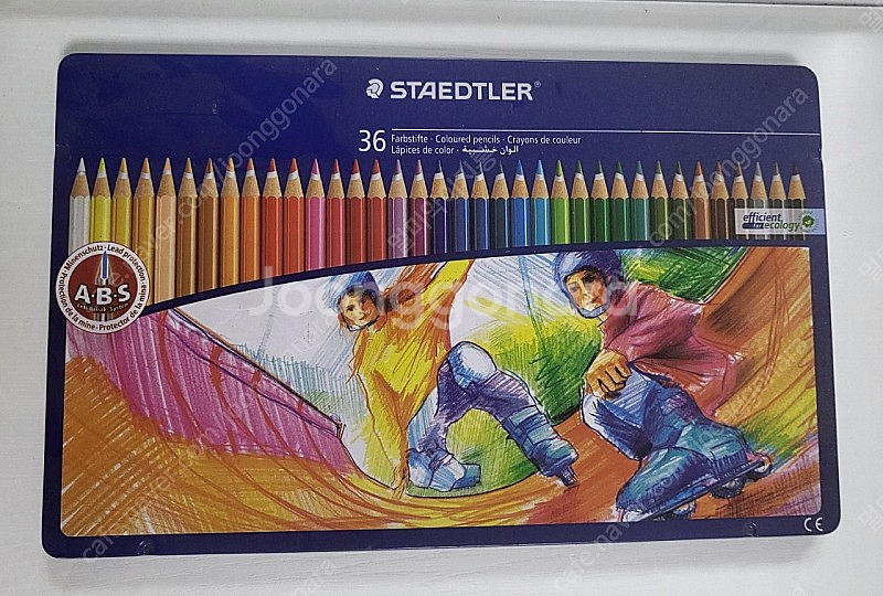 스테들러 색연필 36색--0