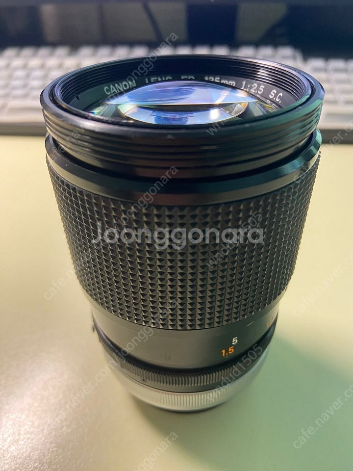 캐논 FD 135mm F2.5 S.C 부품용 팝니다.--1