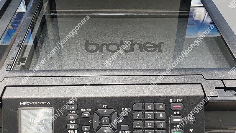 브라더 정품무한 복합기 가정용 사무실용 인쇄 복사 스캔 팩스 T910DW 중고 판매해요​