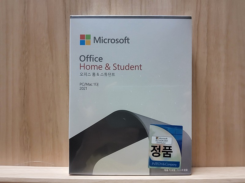 (미개봉)(국내정품)마이크로소프트 Office 2021 Home & Student 한글 / PC 1대 영구사용