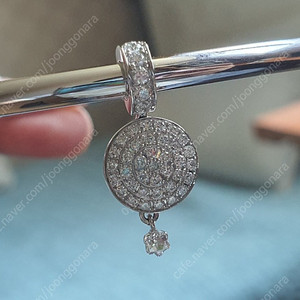 몽블랑 정품 다이아몬드 화이트골드(18k) 팔찌 판매