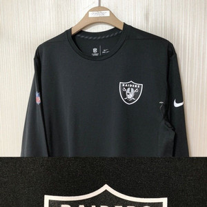 NFL 나이키 드라이핏 라스베가스 레이더스 온필드 트레이닝셔츠 M