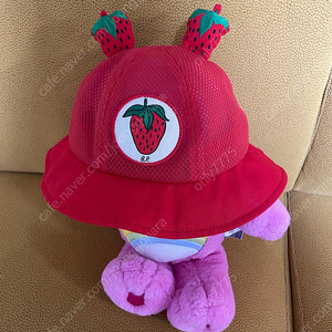 베베드피노 뿔 딸기 모자