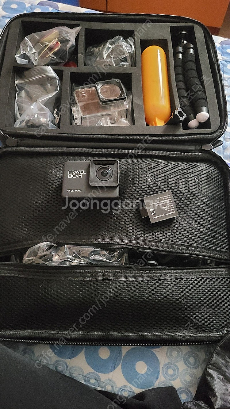 프레블캠 32종 악세 + 배터리 총 3개 액션캠 판매합...--0