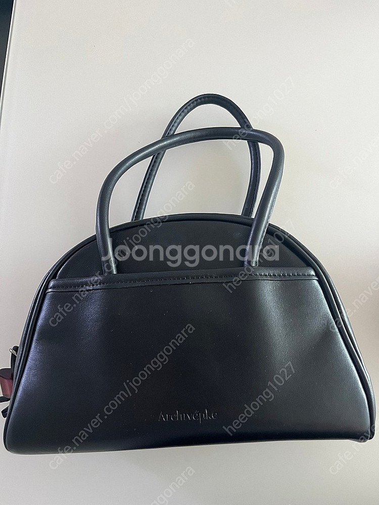 아카이브앱크 볼링백 가죽 블랙--1