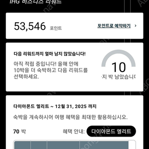 IHG 2만 포인트 판매(1p=5.5원)