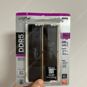 마이크론 crucial pro ddr5 6000 cl36 32g