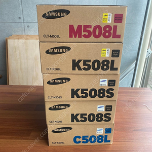 [미개봉 새제품] 삼성토너 M508L , K508L , C508L , K508S 팝니다.