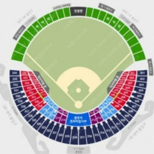 4.27 토요일 잠실 기아 vs LG 외야 4연석