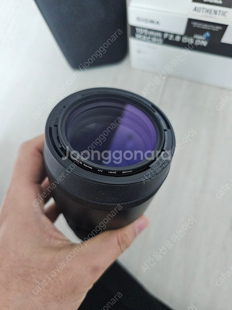 시그마 FE 105mm f2.8 macro 렌즈 팜--1