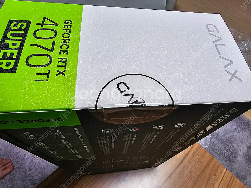[미개봉] 갤럭시 4070ti super 화이트 새제품...--2