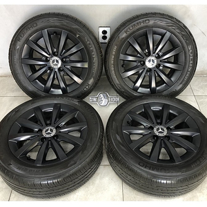 정품 벤츠 A클래스 W176 16인치 흠집없는 매트블랙 휠타이어 205/55R16