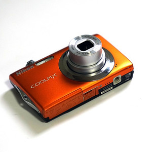 니콘 쿨픽스 S3000 오렌지 컬러 빈티지 디카 디지털카메라
