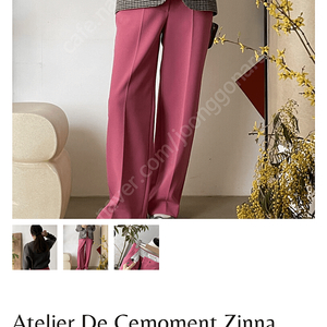 atelier de cemoment 쎄모먼 팬츠 / Zinna pants (36)