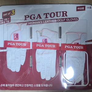 PGA 투어 여자 골프장갑 19호 패키지 3세트 팝니다