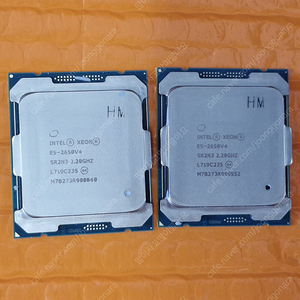 Intel Xeon E5-2650 V4 2개 2만(택배착불 3천) x99보드 호환 12C/24HT 2.2Ghz 2.9Ghz/Turbo 30M/L3