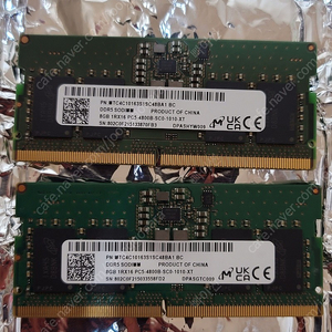 노트북용 램 DDR5 8G 메모리 RAM
