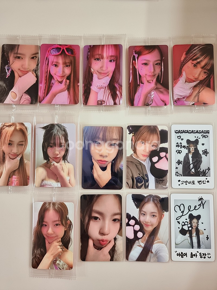 유니스 위드뮤 팝업 케타포 아궁빵 폴라로이드 미공포--0