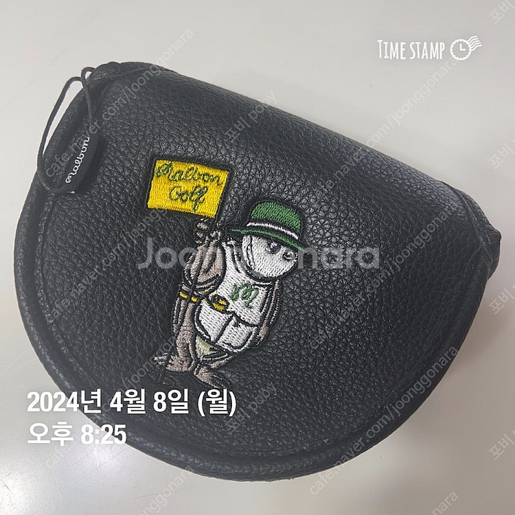 새제품)말본 골프 퍼터커버 캐디베어 맬릿 커버--0