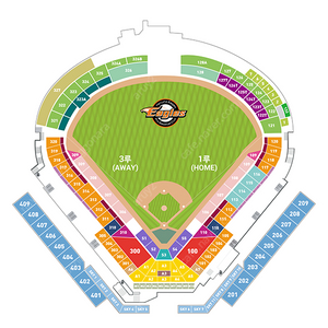 4.27(토) 한화 vs 두산 1루 외야커플석(1층) 127블럭 양도합니다. [안전결제 가능]