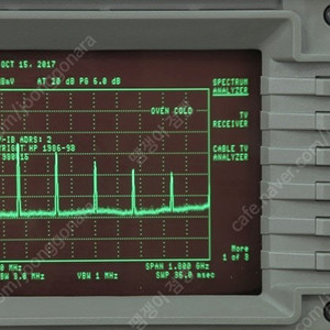 HP 8591C 1.8GHz 스펙트럼 분석기