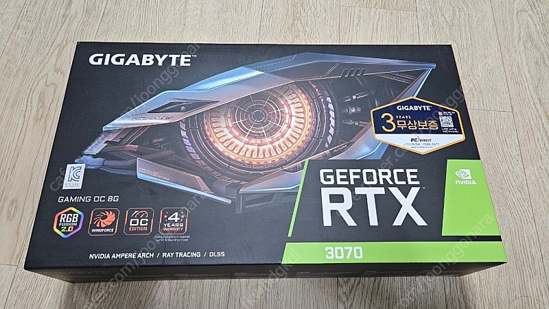 기가바이트 rtx 3070 Gaming oc 8g