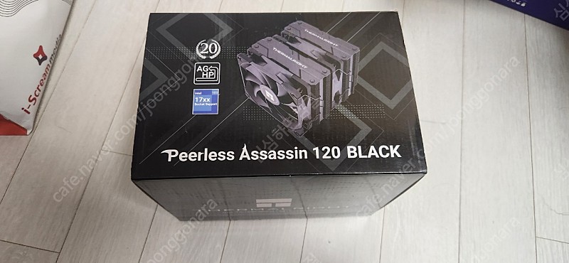 써멀라이트 Peerless Assassin 120 black 1회 사용 팝니다