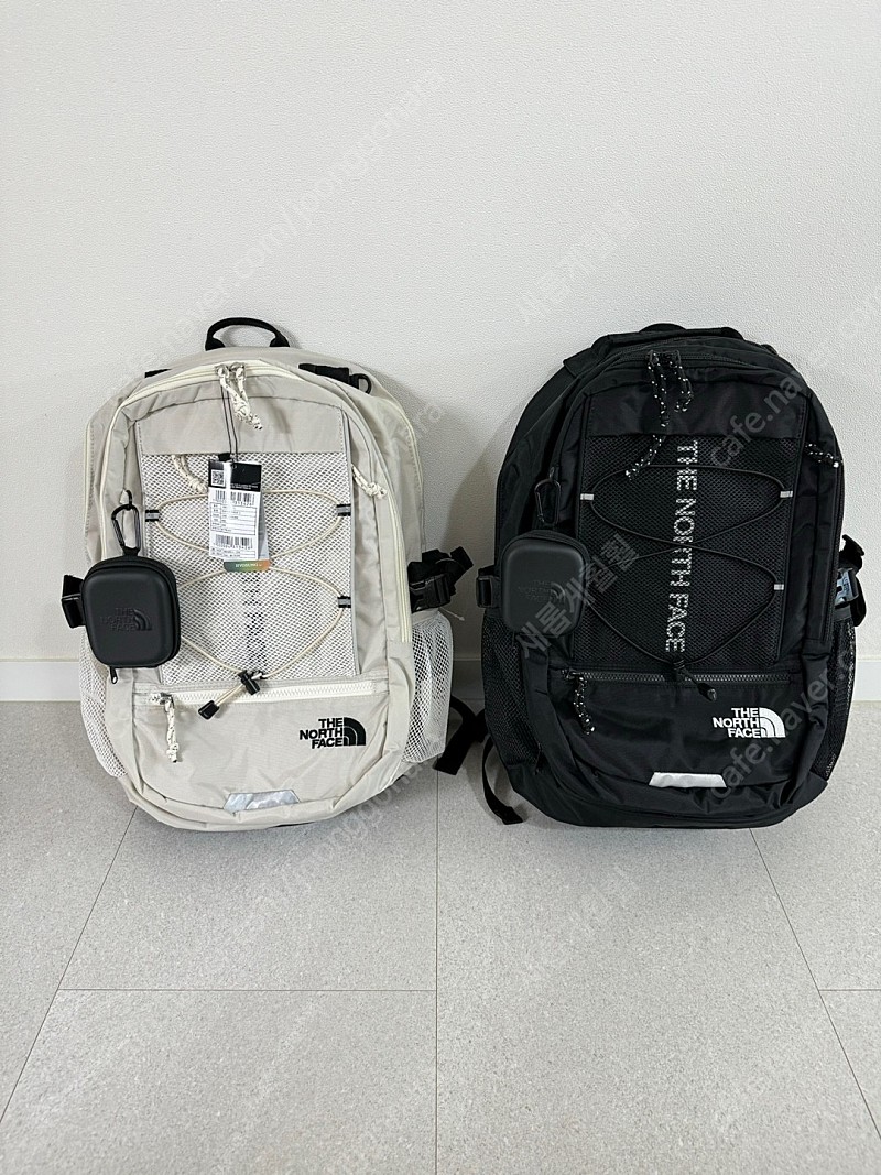 노스페이스 가방 NM2DP01 슈퍼팩 투 남녀공용 등산 캠핑 백팩 학생 가방 아이보리/블랙