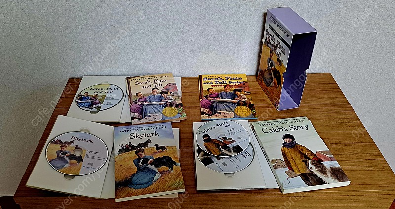 (택포) 뉴베리 수상작 sarah plain and tall 시리즈 영어 원서 박스 세트 (책3권 + CD 4장 + 워드북1권) Newbery