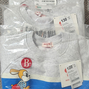 베베드피노 스탠리 멀티 스트라이프 래글런 티셔츠 새상품 110,130