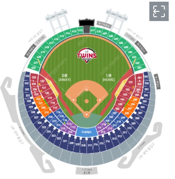 4월 26일 기아 타이거즈 vs 엘지 트윈스 3루 테이블석 판매