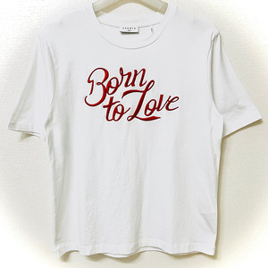 산드로 Born to Love 자수 로고 티셔츠