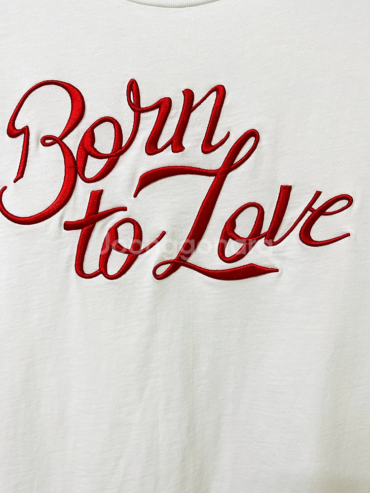 산드로 Born to Love 자수 로고 티셔츠--3