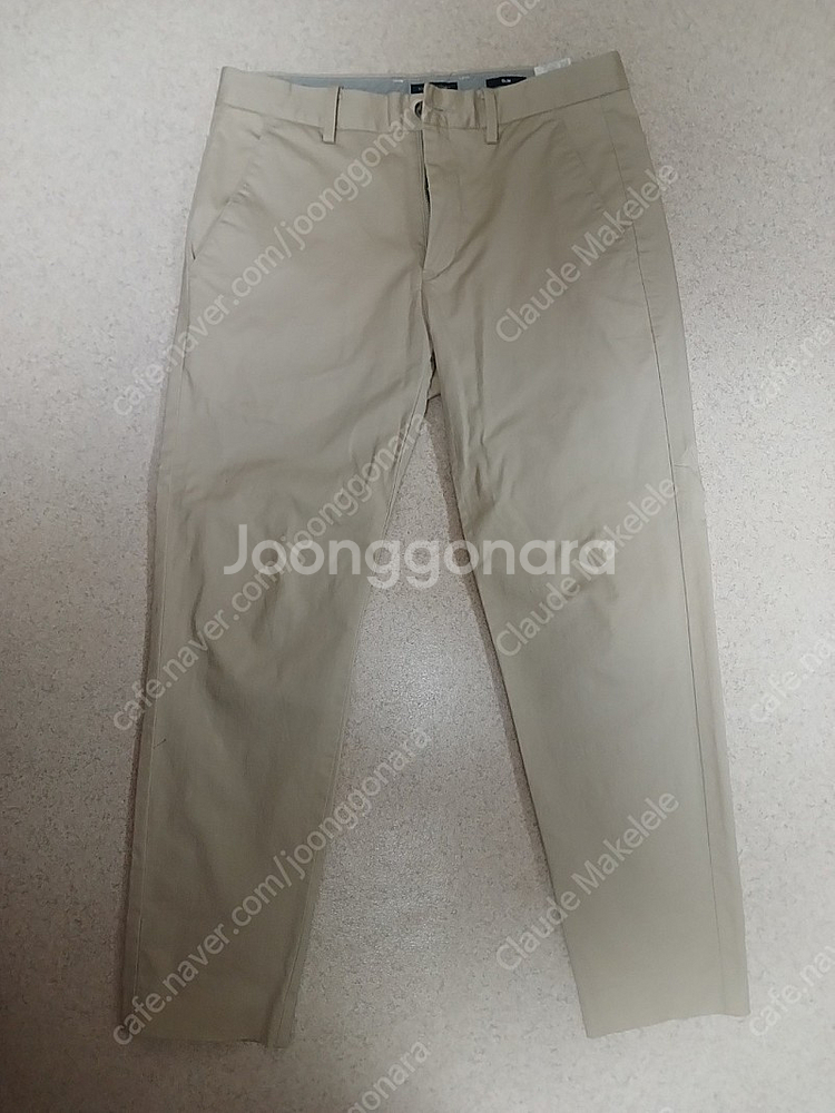 TBJ 코튼스판 슬림핏 치노팬츠--0