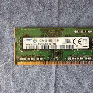 삼성 노트북용 메모리 DDR3 4GB 택포