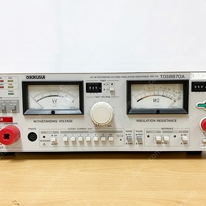 중고계측기 내전압시험기 기꾸수이 TOS8870A 판매