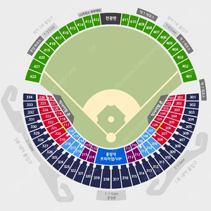 4월 28일 잠실야구장 LG vs 기아 외야 410구역 통로 3연석